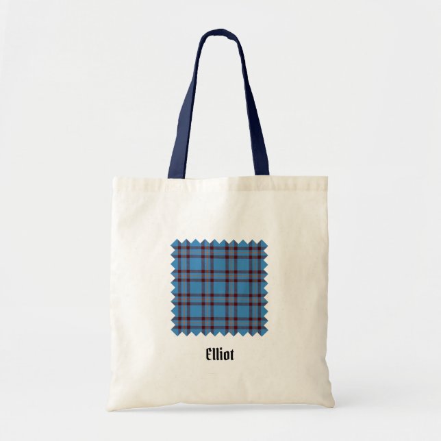 Clan Elliot Ancient Tartan Tote Bag Tragetasche (Vorne)