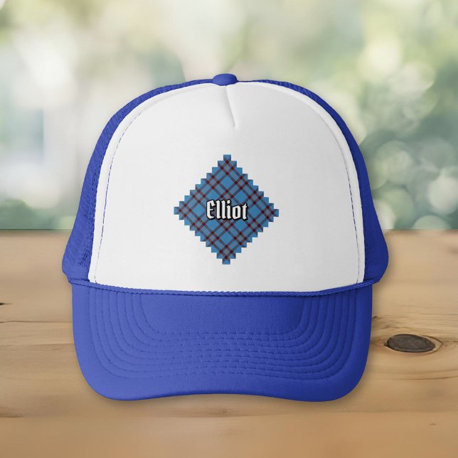 Clan Elliot Ancient Tartan Trucker Hat Truckerkappe (Von Creator hochgeladen)