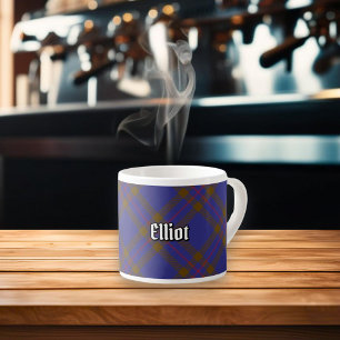Clan Elliot Modern Tartan Espresso Cup Espressotasse