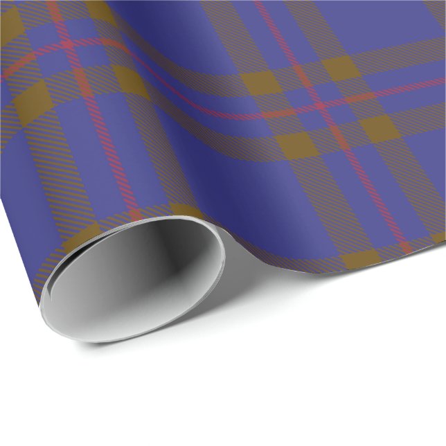 Clan Elliot Modern Tartan Geschenkpapier (Rolleneckpunkt)