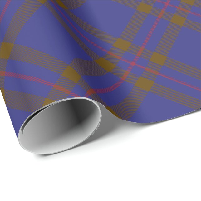 Clan Elliot Modern Tartan Geschenkpapier (Rolleneckpunkt)