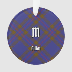 Clan Elliot Modern Tartan Ornament