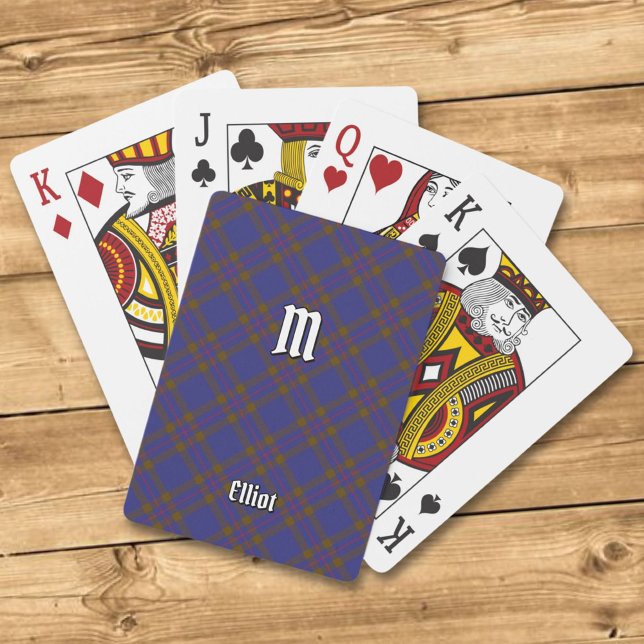 Clan Elliot Modern Tartan Spielkarten (Von Creator hochgeladen)