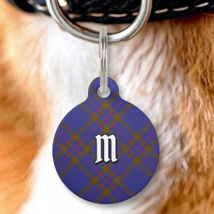 Clan Elliot Moderne Tartan-Hunde-ID-Marke Haustiermarke