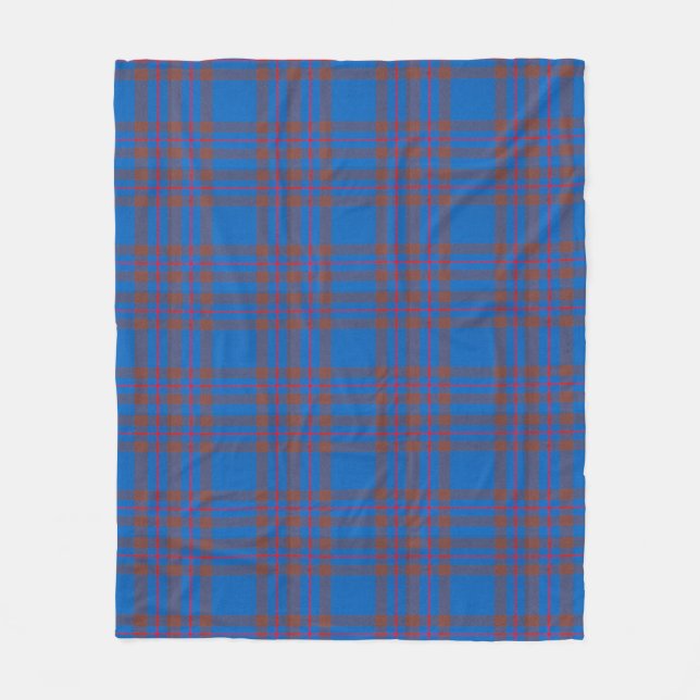 Clan Elliot Tartan Fleecedecke (Vorderseite)