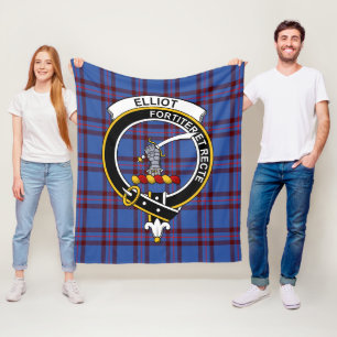 Clan Elliot Tartan Kariert Fleecedecke