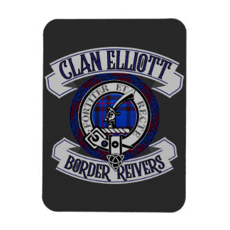 Clan Elliott Abzeichen, Border Reivers, Scotland T Magnet
