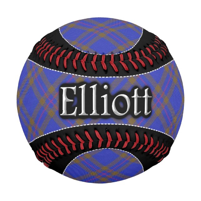 Clan Elliott Scottish Dream Tartan Baseball (Vorderseite)