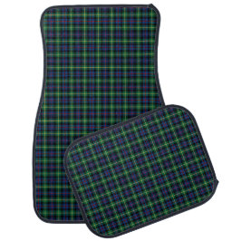 Clan Farquharson Bright Blue und Green Tartan Automatte