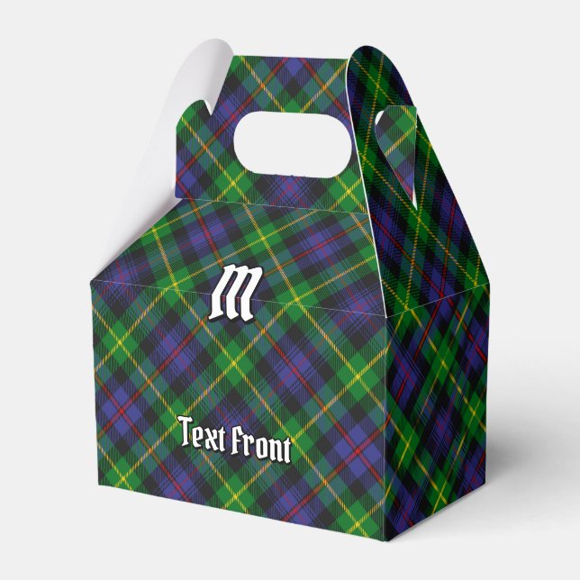 Clan Farquharson Tartan Favor Box Geschenkschachtel (Vorderseite)