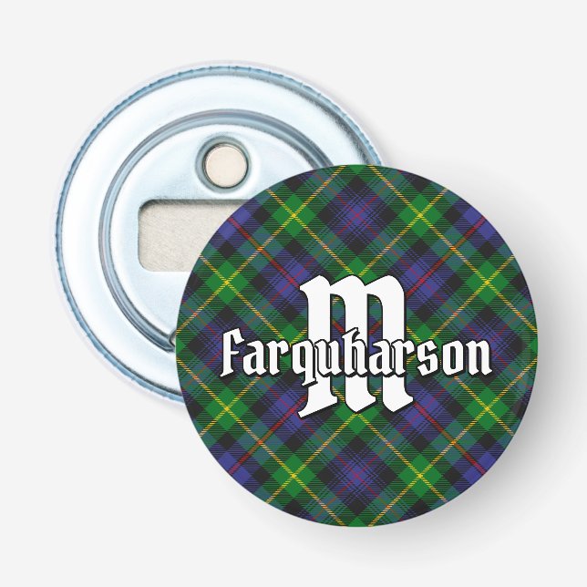 Clan Farquharson Tartan Flaschenöffner (Vorderseite)