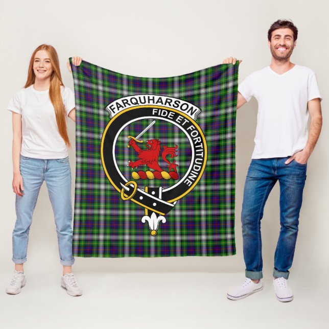 Clan Farquharson Tartan Kariert Fleecedecke (Beispiel)