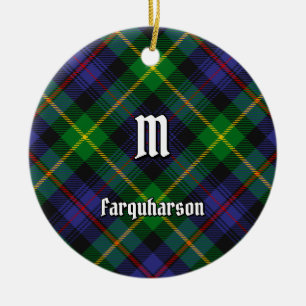 Clan Farquharson Tartan Keramik Ornament