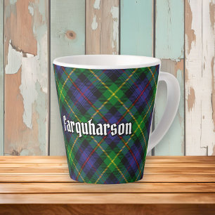 Clan Farquharson Tartan Latte Tasse
