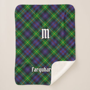 Clan Farquharson Tartan Sherpa Blanket Sherpadecke
