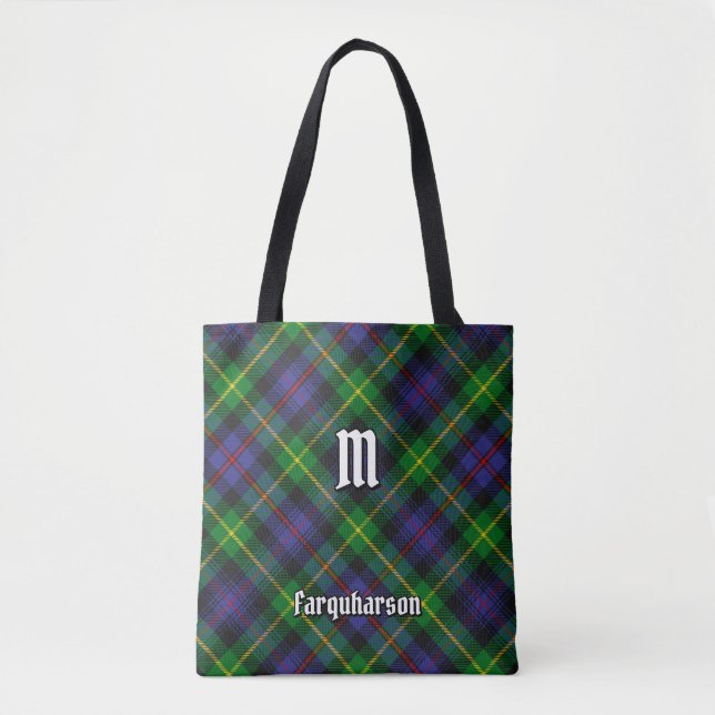 Clan Farquharson Tartan Tote Bag (Vorderseite)