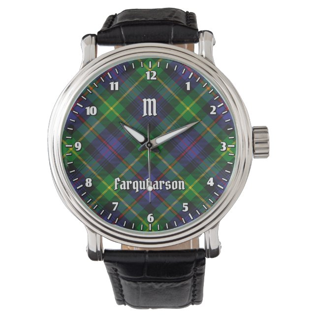 Clan Farquharson Tartan Watch Armbanduhr (Vorderseite)