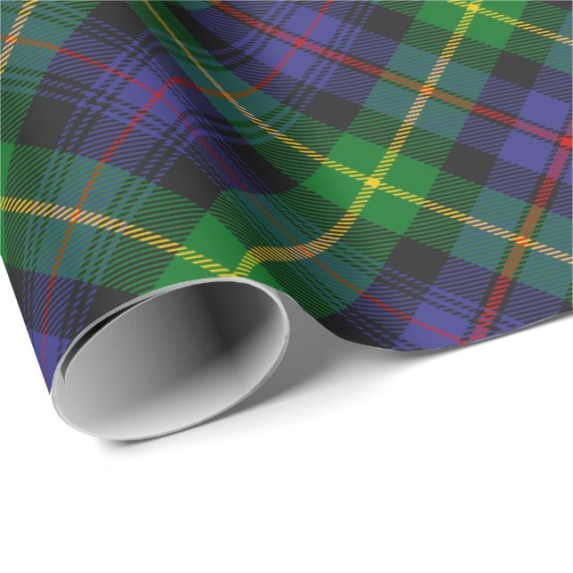 Clan Farquharson Tartan Wrapping Paper Geschenkpapier (Rolleneckpunkt)