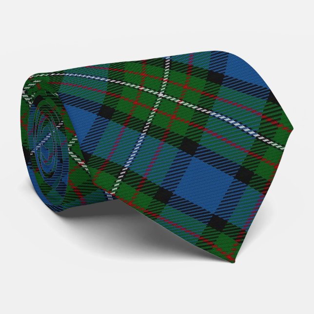 Clan Ferguson Fergusson Letter F Monogram Tartan Krawatte (Gerollt)