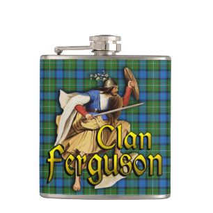Clan Ferguson Old Scotland Flask Flachmann