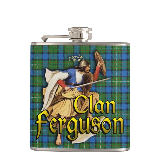 Clan Ferguson Old Scotland Flask Flachmann (Vorderseite)