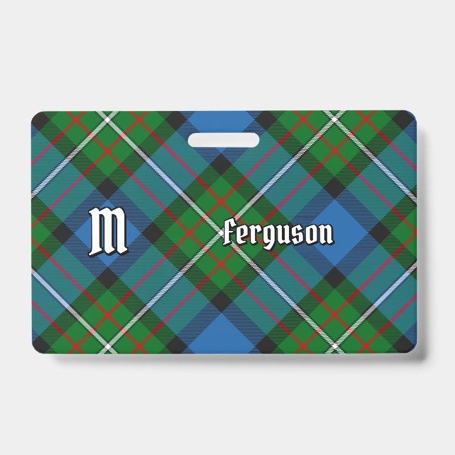 Clan Ferguson Tartan Abzeichen Ausweis (Vorderseite)