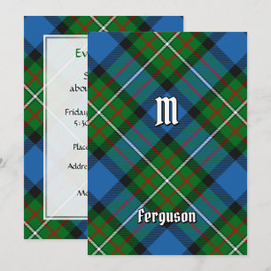Clan Ferguson Tartan Einladung