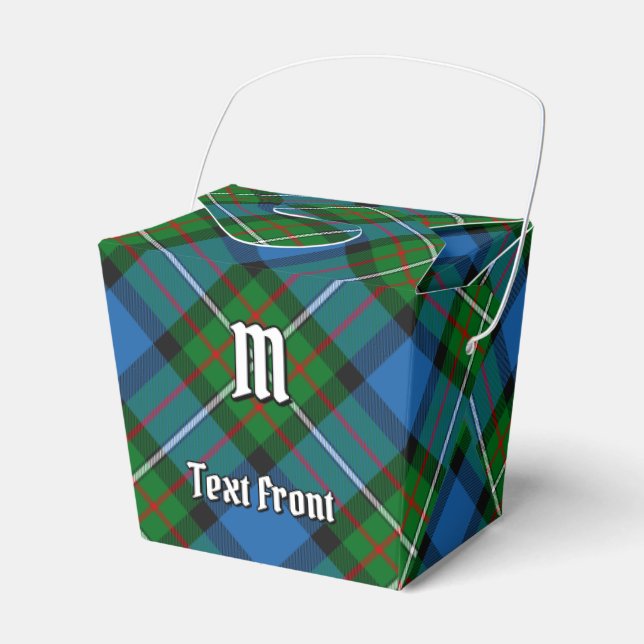 Clan Ferguson Tartan Favor Box Geschenkschachtel (Vorderseite)