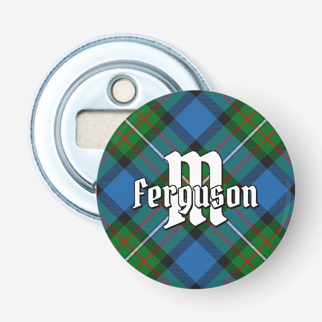 Clan Ferguson Tartan Flaschenöffner (Vorderseite)