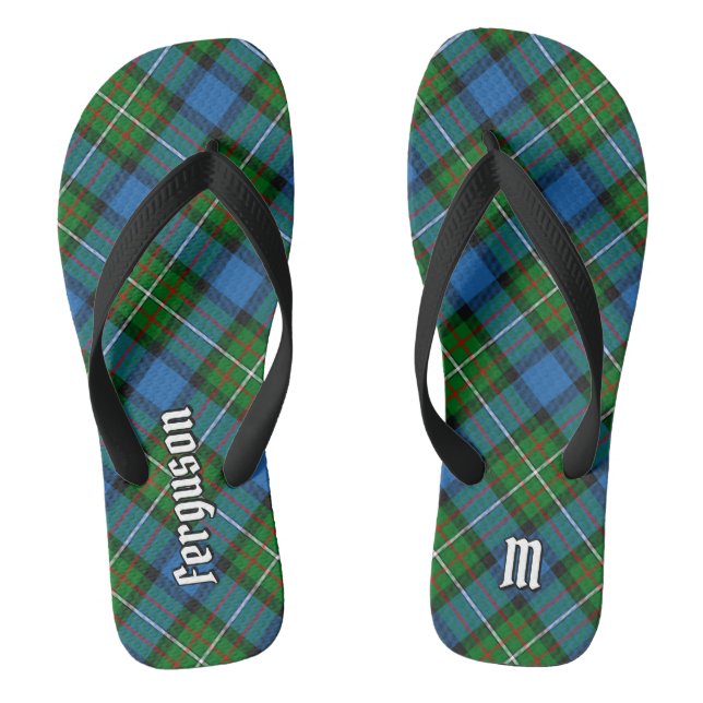 Clan Ferguson Tartan Flip Flops (Fußbett)