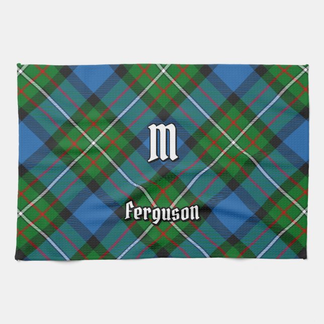 Clan Ferguson Tartan Kitchen Towel Geschirrtuch (Horizontal)