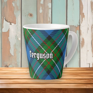 Clan Ferguson Tartan Latte Tasse
