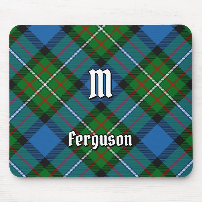 Clan Ferguson Tartan Mouse Pad Mousepad (Vorne)