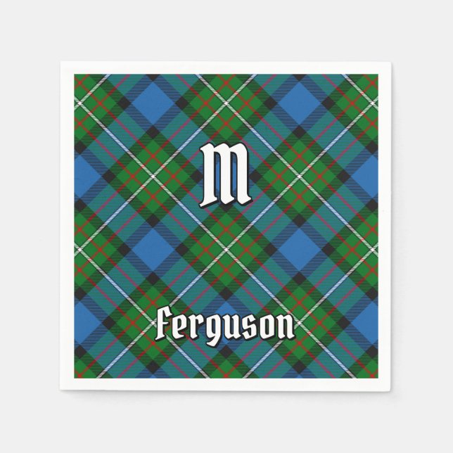 Clan Ferguson Tartan Napkins Serviette (Vorderseite)