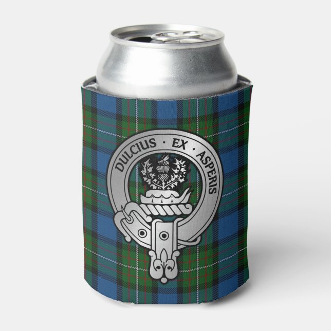 Clan Ferguson Wappen & Atholl Tartan Can Cooler Dosenkühler (Kanne Vorderseite)
