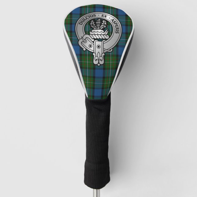 Clan Ferguson Wappen & Atholl Tartan Golf Headcover (Vorderseite)