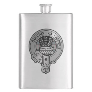 Clan Ferguson Wappen & Dress Tartan Flask Flachmann