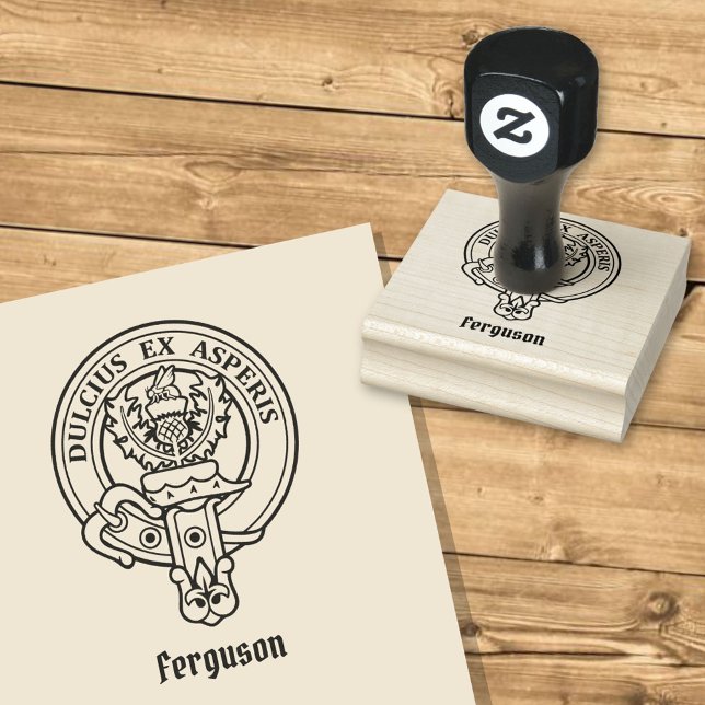 Clan Ferguson Wappen Rubber Briefmarke Gummistempel (Von Creator hochgeladen)