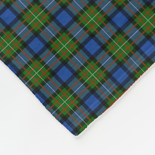 Clan Fergusson Tartan Fleecedecke (Ecke)
