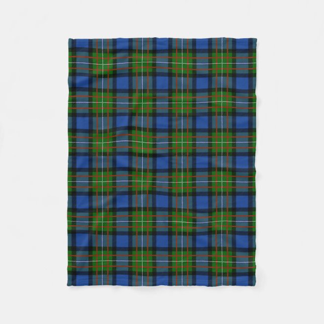 Clan Fergusson Tartan Kariert Fleecedecke (Vorderseite)