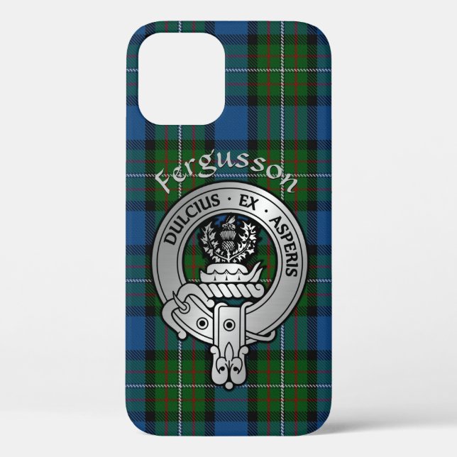 Clan Fergusson Wappen & Atholl Tartan Case-Mate iPhone Hülle (Rückseite)