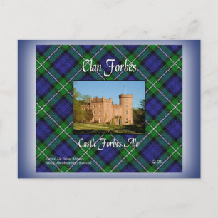 Clan Forbes Castle Forbes Ale Postkarte