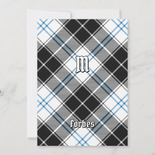 Clan Forbes Dress Tartan Einladung