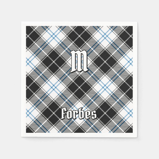 Clan Forbes Dress Tartan Serviette (Vorderseite)