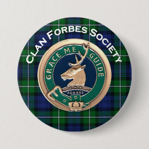 Clan-Forbes-Gesellschafts-Knopf Button