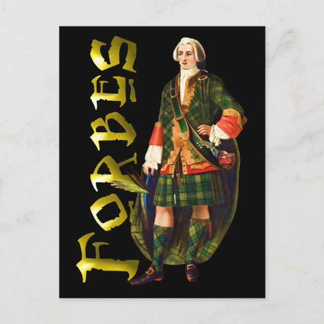 Clan Forbes Highland Dream Postkarte (Vorderseite)