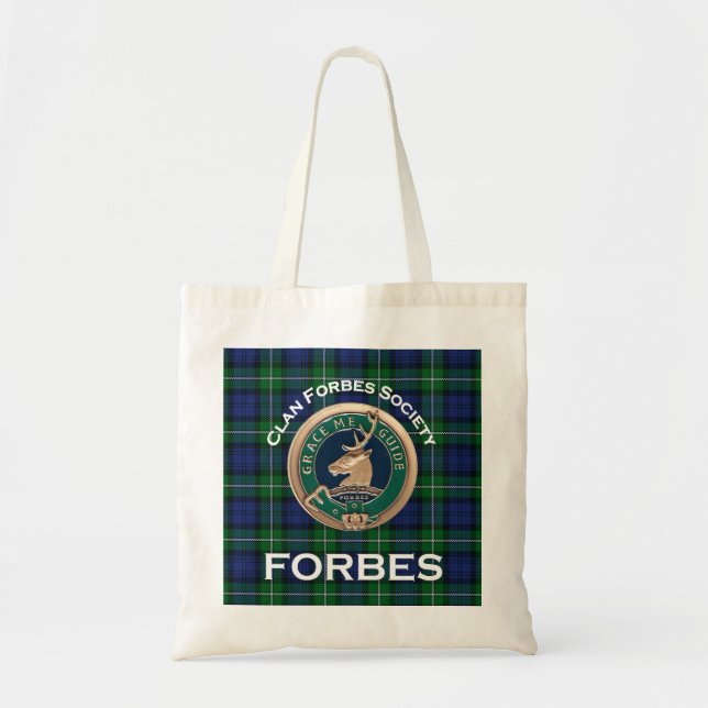 Clan Forbes Society Tote Bag Tragetasche (Vorne)