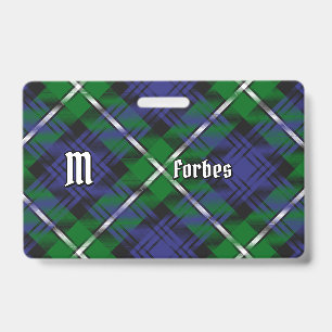 Clan Forbes Tartan Ausweis