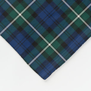 Clan Forbes Tartan Blue und Green Scott Kariert Fleecedecke