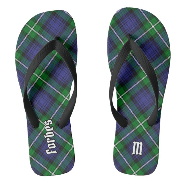 Clan Forbes Tartan Flip Flops (Fußbett)